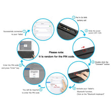 Load image into Gallery viewer, Ultra-Slim Bluetooth Keyboard - Assorted Colors