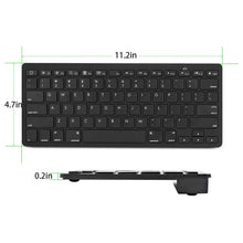 Load image into Gallery viewer, Ultra-Slim Bluetooth Keyboard - Assorted Colors