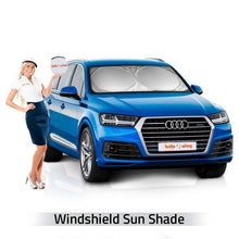Load image into Gallery viewer, Windshield Car Sun Shade UV Protector