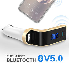 Load image into Gallery viewer, Wireless Bluetooth FM Transmitter Car Kit