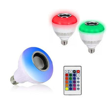 Load image into Gallery viewer, Wireless Bluetooth Multi-Color Light Bulb Speaker