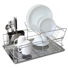 Load image into Gallery viewer, Space Saving Stainless Steel Chrome Dish Rack - Assorted Styles
