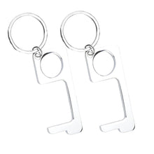 Load image into Gallery viewer, 2-Pack: Hygiene Door Opener, Portable Press Elevator Tool and Door Handle Key
