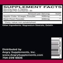 Load image into Gallery viewer, 2-Pack: Angry Supplement Apple Cider Vinegar + Beetroot and Turmeric &amp; Ginger Capsules
