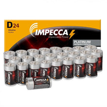 Load image into Gallery viewer, 24-Pack: Impecca Alkaline D LR20 Platinum Batteries
