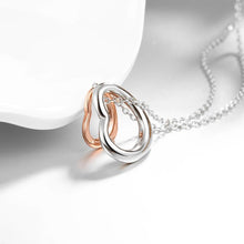 Load image into Gallery viewer, Duo Hearts Shaped in 14K Gold
