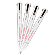 Load image into Gallery viewer, 4-in-1 Waterproof Pro Rotating Eyebrow Contouring Pencil

