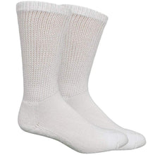 Load image into Gallery viewer, 4-Pack: Comfortable Non-Binding Diabetic Crew Socks
