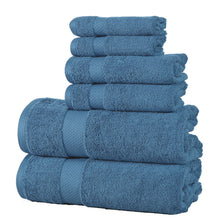 Load image into Gallery viewer, 6-Pack: 100% Cotton Towel Set - Assorted Colors
