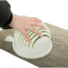 Load image into Gallery viewer, White Salad Cutter Bowl

