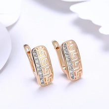 Load image into Gallery viewer, Laser Cut Swarovski Crystal Micro-Pav'e Lined Huggie Hoop Earrings Set in 18K Gold
