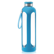 Load image into Gallery viewer, Swig Savvy Glass Water Bottles with Protective Silicone Sleeve &amp; Stainless Steel Leak Proof Lid
