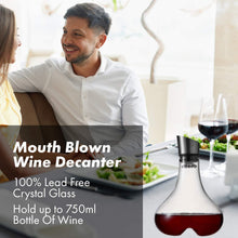 Load image into Gallery viewer, Eravino Wine Decanter Aerating Carafe with Lid

