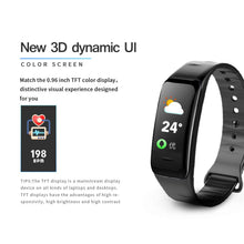 Load image into Gallery viewer, Waterproof Purple Smart Wristband Bracelet Fitness Tracker Health Monitor Heart Rate
