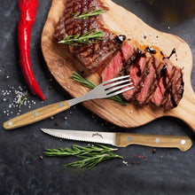 Load image into Gallery viewer, 8-Piece Set: Steak Knife and Fork Set

