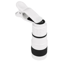 Load image into Gallery viewer, 8x Optical Zoom Camera Lens Clip for iPhone &amp; Android
