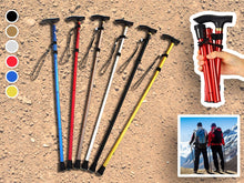 Load image into Gallery viewer, Portable Aluminum Folding Walking Travel Stick Cane
