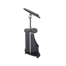 Load image into Gallery viewer, Sit-to-Stand Rolling Adjustable Laptop Cart with Storage
