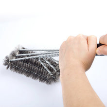Load image into Gallery viewer, Barbestar 18" 3 in 1 Safe Barbecue Grill Brush Wire Bristles
