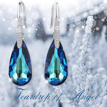 Load image into Gallery viewer, Bermuda Blue Stone Drop Earring

