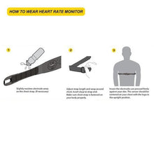 Load image into Gallery viewer, Bluetooth 4.0 Wireless Sport Heart Rate Monitor Chest Strap
