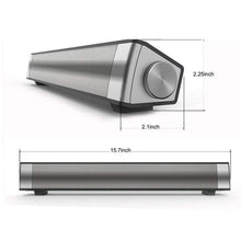Load image into Gallery viewer, Bluetooth Sound Bar Wired and Wireless Mini Home Theater Audio
