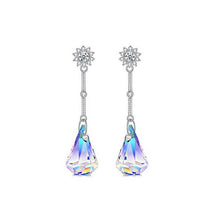 Load image into Gallery viewer, Aurora Borealis Crystal Drop Earrings made with Swarovski Elements
