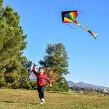 Load image into Gallery viewer, BritenWay Ripstop Polyester Fabric  Extra Large Rainbow Kite
