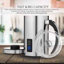 Load image into Gallery viewer, Chef's Star Milk Frother - Automatic Foam Maker &amp; Creamer For Hot Or Cold Milk Steamer
