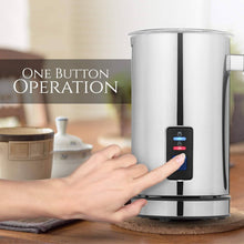 Load image into Gallery viewer, Chef's Star Milk Frother - Automatic Foam Maker &amp; Creamer For Hot Or Cold Milk Steamer
