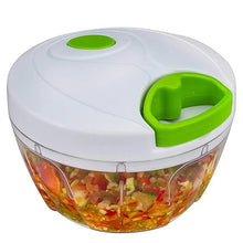 Load image into Gallery viewer, Compact &amp; Powerful Hand Held Vegetable and Fruit Chopper and Slicer

