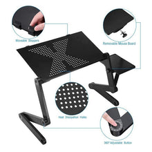 Load image into Gallery viewer, Foldable Laptop Table Bed Notebook Desk with Mouse Board
