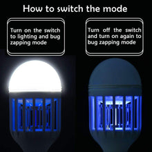 Load image into Gallery viewer, GLOUE 2-in-1 Bug Zapper and Mosquito Killer Lamp
