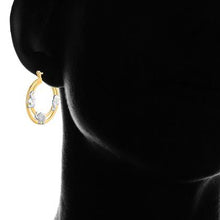 Load image into Gallery viewer, Gold Plated Elephant Stamp Hoop Earrings
