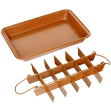 Load image into Gallery viewer, Gotham Steel Nonstick Baking Pan with Built-In Slicer
