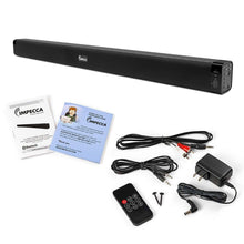 Load image into Gallery viewer, Impecca 37in Wireless 2.0-Channel Soundbar with Optical Input
