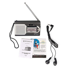 Load image into Gallery viewer, Impecca Riptunes Am/Fm Portable Radio with Speaker
