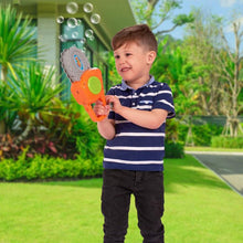 Load image into Gallery viewer, Kids Outdoor Bubble Chainsaw Blower - 500 Bubbles per Minute
