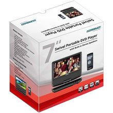 Load image into Gallery viewer, KoramzI 7" Portable Swivel DVD Player

