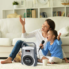 Load image into Gallery viewer, Koramzi Karaoke Portable Boombox with Bluetooth and Rechargeable Battery
