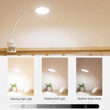 Load image into Gallery viewer, LED Touch On/off Switch with 3 Modes Desk Lamp Clip
