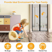 Load image into Gallery viewer, Magnetic Screen Door Hand-Free Mosquito Screen Door Net
