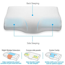 Load image into Gallery viewer, Memory Foam Bed Pillow for Sleeping
