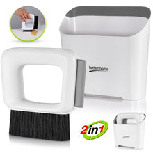 Load image into Gallery viewer, Mini Dustpan and Squeegee Small Hand Broom Counter Brush Cleaning Set
