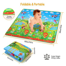 Load image into Gallery viewer, Non-Slip 2 Sides Foldable Soft Foam Kids Play Mat
