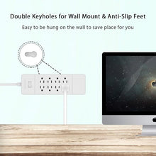 Load image into Gallery viewer, NTON Power USP US Electric Plug 8 AC Power Outlet with USB Charger
