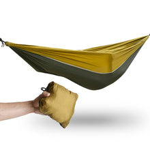 Load image into Gallery viewer, Odoland Lightweight Portable Nylon Camping Hammock and Steel Carabiners
