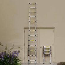 Load image into Gallery viewer, OxGord Aluminum Telescopic Extension Ladder 12.5ft. Telescope
