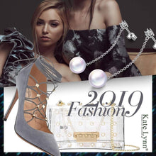 Load image into Gallery viewer, Pearl Drop Earring with Diamond
