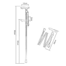 Load image into Gallery viewer, Portable Aluminum Folding Walking Travel Stick Cane
